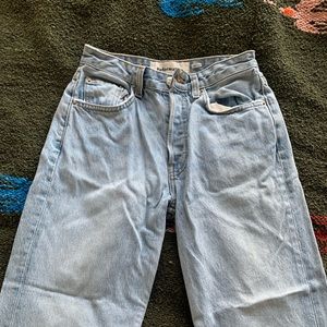 Reformation Mid-Rise Cropped Jeans